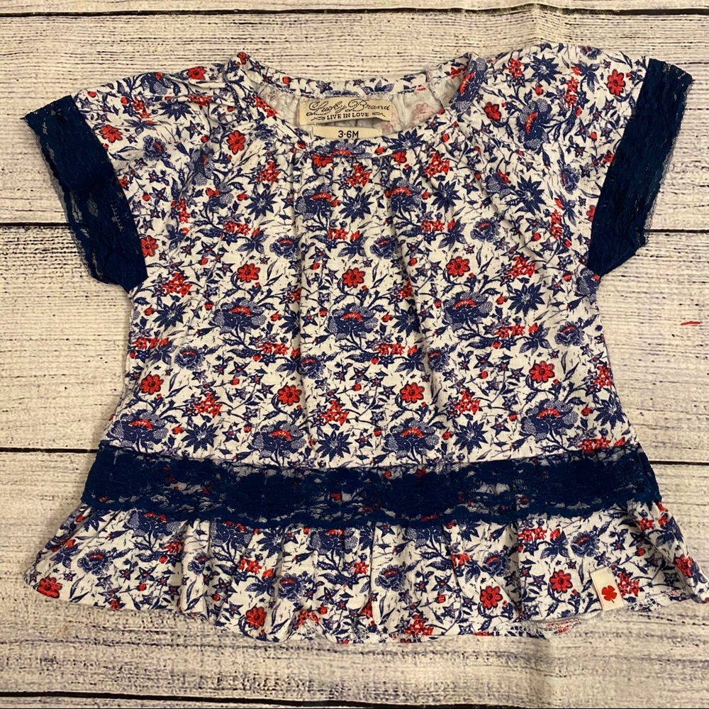 Lucky Brand outfit size 3-6 months girls - Picture 4 of 7